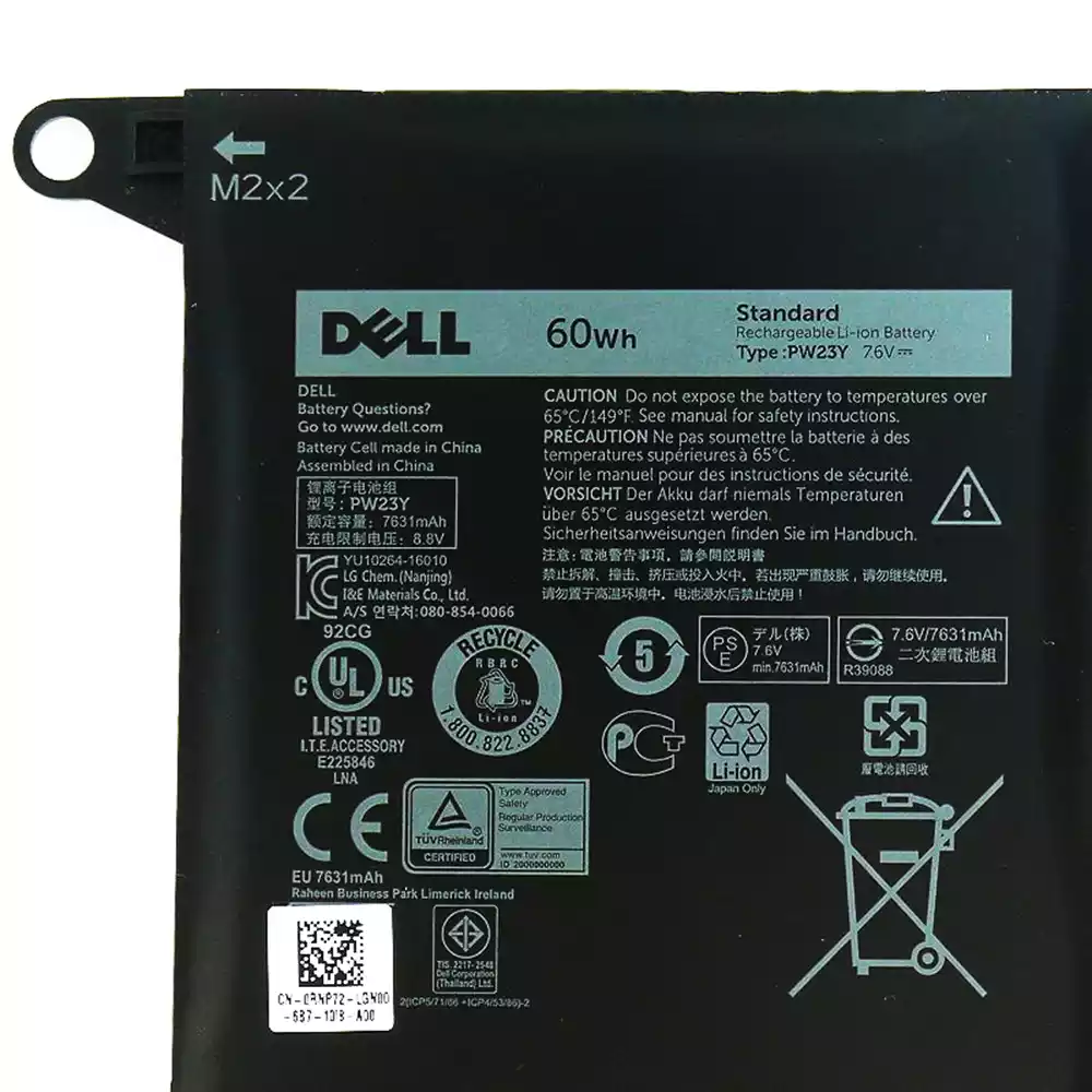 純正ノートパソコン バッテリー対応 [DELL]デル XPS 13 9360 - denchipro.com