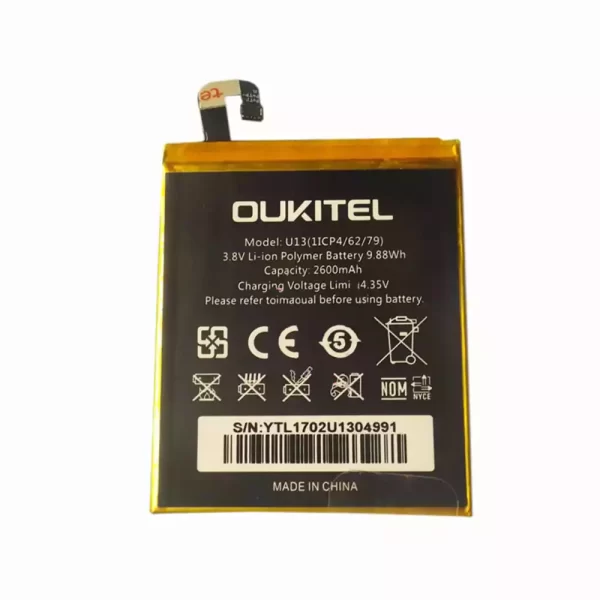 純正 バッテリー 対応 OUKITEL U13