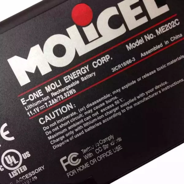 純正 バッテリー 対応 MOLICEL ME202C for MOLICEL,SAMSUNG Sens Pro 520 523,DR202 - 画像 (3)