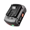 18V 6.0Ah 交換用 バッテリー 対応 BOSCH 17618,17618-01,24618-01,25618,25618-01,25618-02,26618,26618-01,36618-02,37618,37618-01 - 画像 (2)
