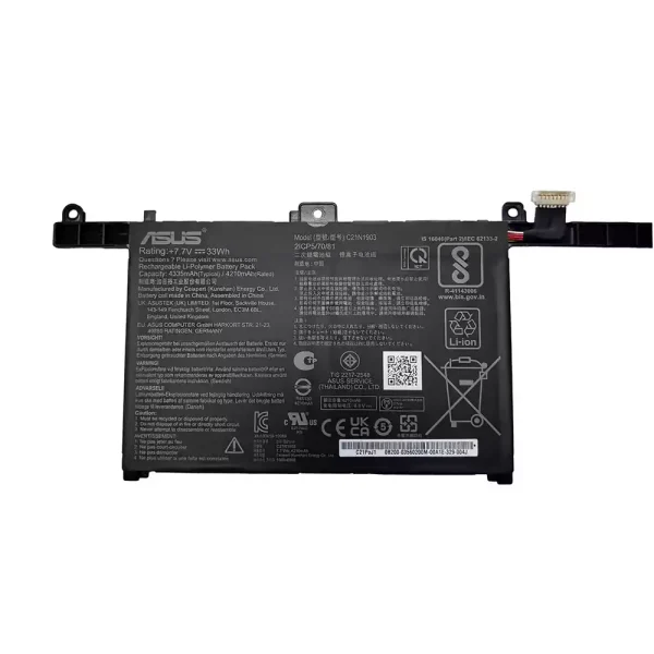 純正ノートパソコン バッテリー対応 [ASUS]エイスース C21N1903