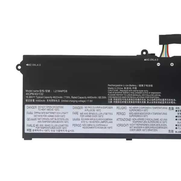 純正ノートパソコン バッテリー対応 [LENOVO]レノボ L21C4PD8 L21D4PD8 L21L4PD8 L21M4PD8 - 画像 (3)