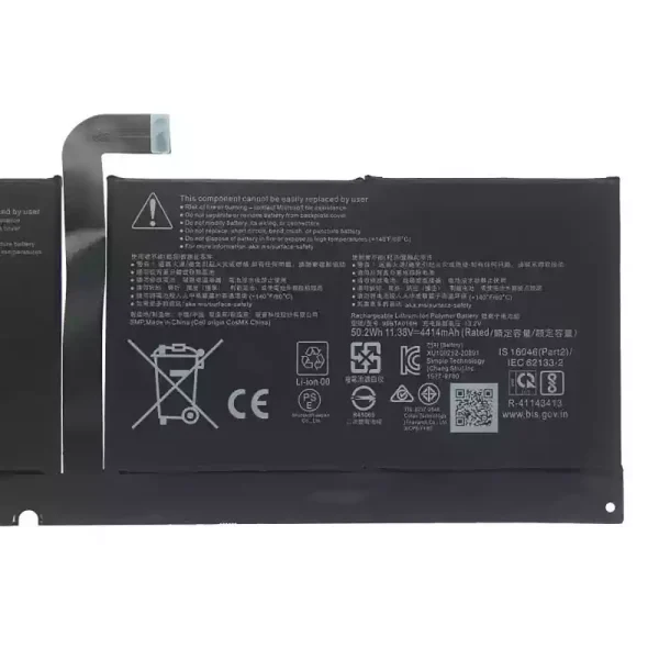 純正ノートパソコン バッテリー対応 96BTA016H 96BTA015H DYNC01,Microsoft Surface Pro 8 1983 1982 - 画像 (3)