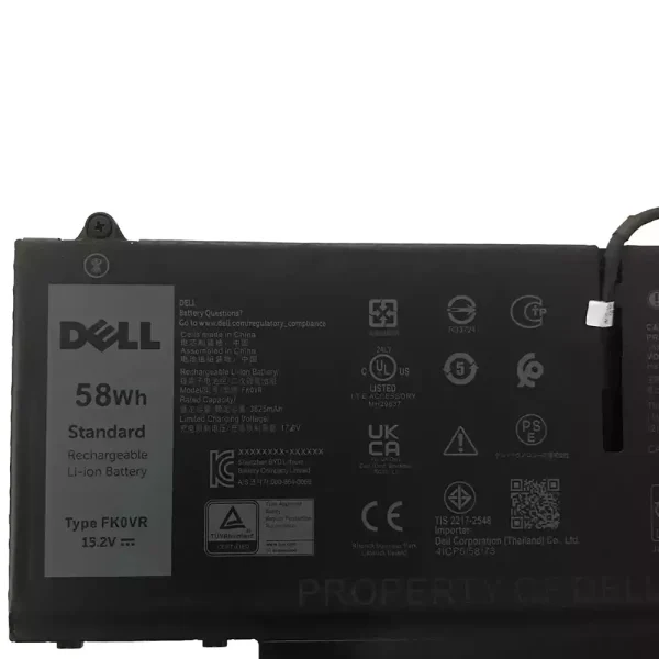 純正ノートパソコン バッテリー対応 [DELL]デル FK0VR FKOVR - 画像 (3)