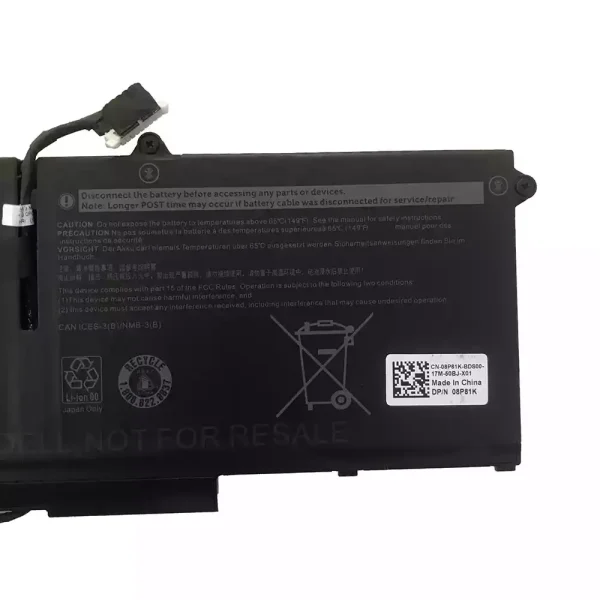 純正ノートパソコン バッテリー対応 [DELL]デル FK0VR FKOVR - 画像 (4)