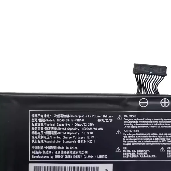 純正ノートパソコン バッテリー対応 Intel NUC23 X15 AC57,MECHREVO GH5AD-03-17-4S1P-0 - 画像 (3)