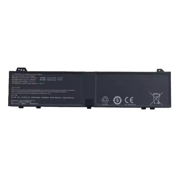 純正ノートパソコン バッテリー対応 MECHREVO GXIDL-14-20-4S5050
