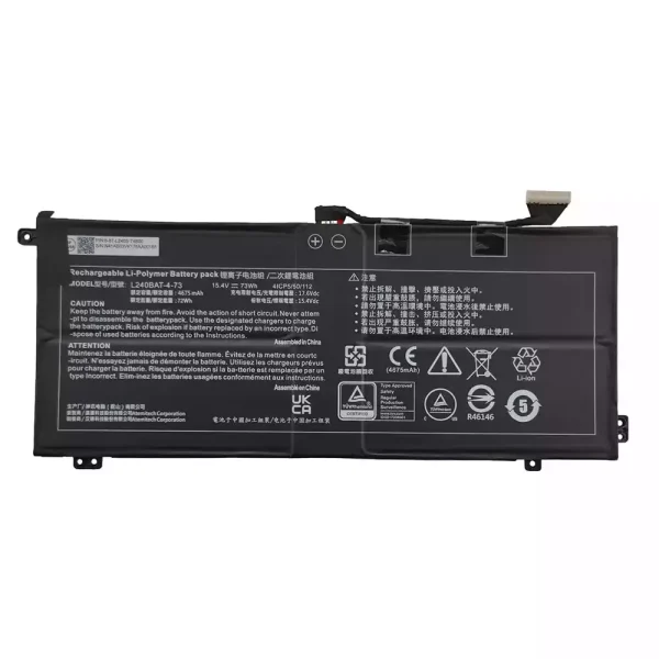 純正ノートパソコン バッテリー対応 L240BAT-4-73