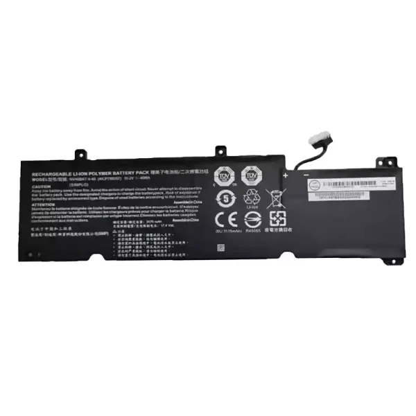 純正ノートパソコン バッテリー対応 CLEVO NV40BAT-4-53