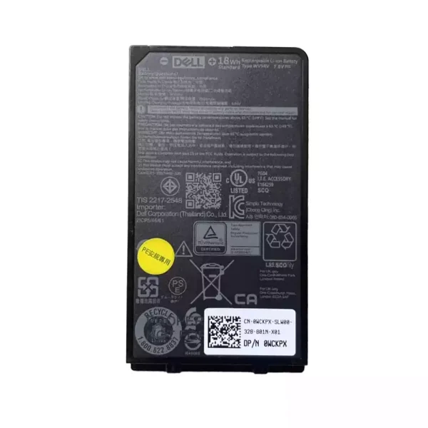 純正ノートパソコン バッテリー対応 [DELL]デル WV9RV WCKPX
