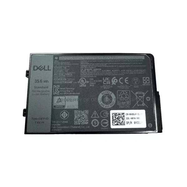 純正ノートパソコン バッテリー対応 [DELL]デル 6WVHD VDDJY