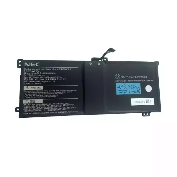 純正ノートパソコン バッテリー対応 NEC PC-VP-WP154 N22SAR400