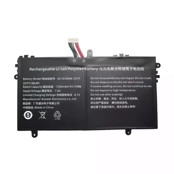 純正ノートパソコン バッテリー対応 AEC639084-2S1P - 画像 (2)