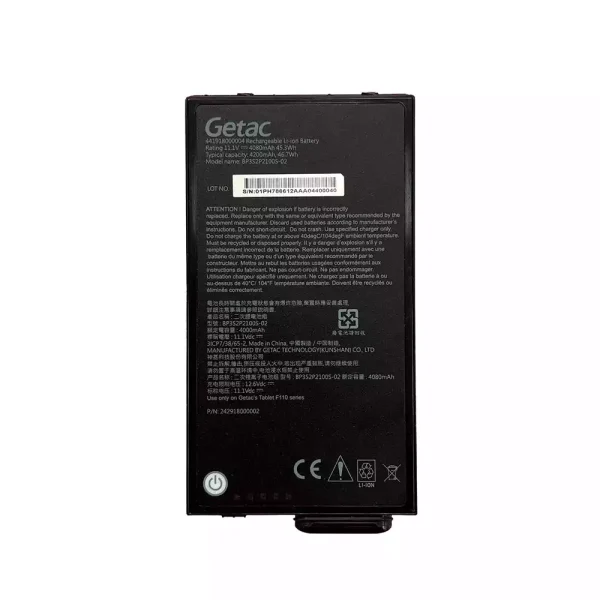 純正ノートパソコン バッテリー対応 Getac BP3S2P2100S-02 BP3S1P2680B Getac F110