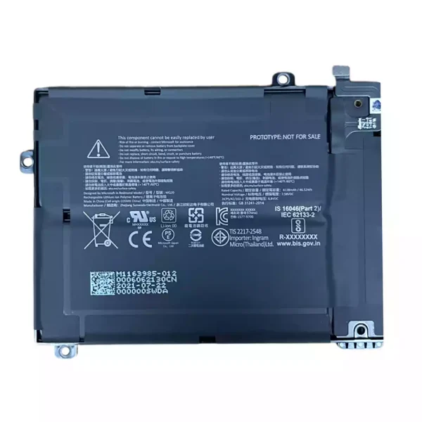 純正ノートパソコン バッテリー対応 Microsoft Surface Pro 9 2038 1996 1997 2032 DYNM04 - 画像 (3)