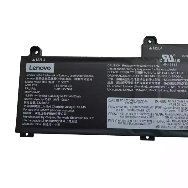 純正ノートパソコン バッテリー対応 [LENOVO]レノボ L21D3P71 SB11H56247 5B11H56346 - 画像 (3)