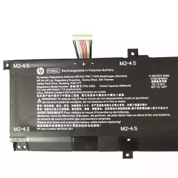 純正ノートパソコン バッテリー対応 [HP]エイチピー FZ06XL - 画像 (3)