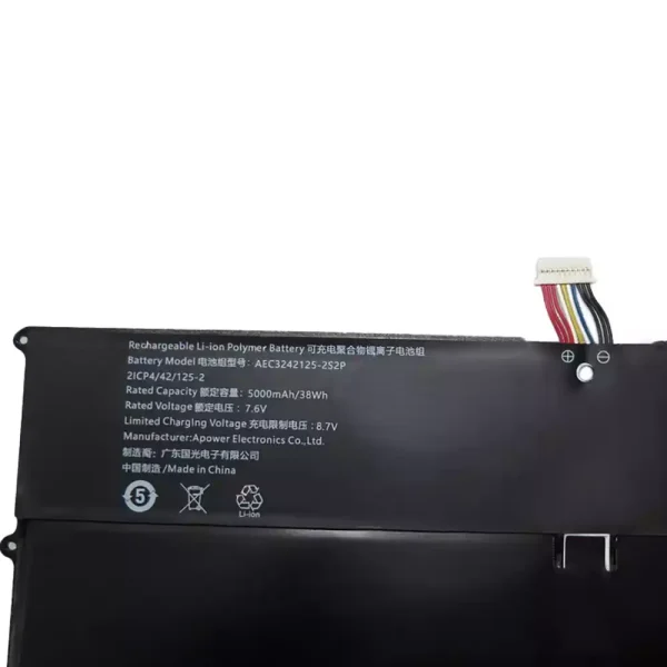 純正ノートパソコン バッテリー対応 GY3242125PHV AEC3242125-2S2P - 画像 (3)