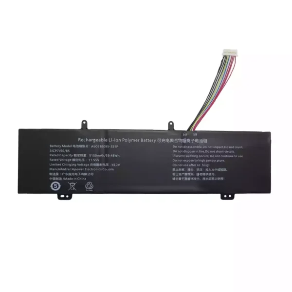 純正ノートパソコン バッテリー対応 AEC616085-3S1P