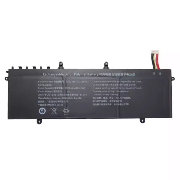 純正ノートパソコン バッテリー対応 AEC578870-3S1P AEC578870-3S1P-N