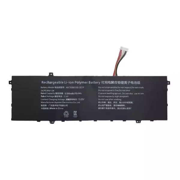 純正ノートパソコン バッテリー対応 AEC5080100-3S1P
