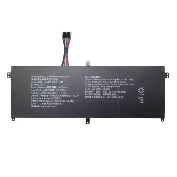 純正ノートパソコン バッテリー対応 AEC359294-3S1P
