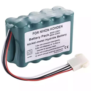 交換用 バッテリー 対応 Nihon Kohden WS-231P,QI-231P,QI-236P,BSM-73