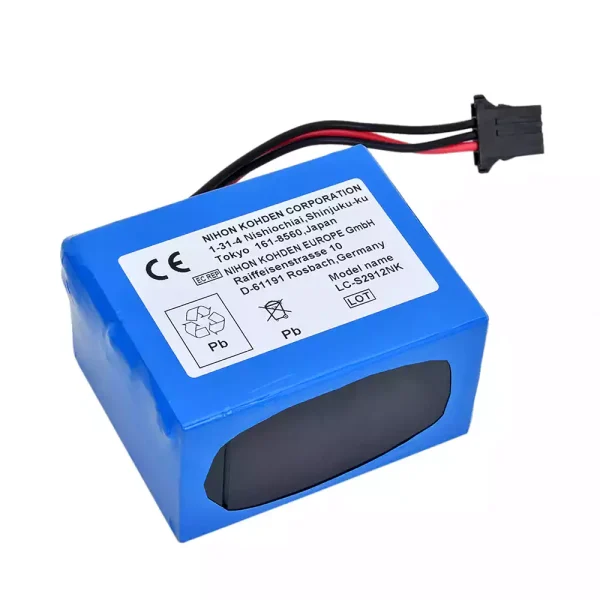 交換用 バッテリー 対応 NIHON KOHDEN TEC-7500 TEC-7511 TEC-7521 TEC-7531 ECG-9522P - 画像 (2)