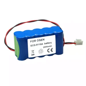 交換用 バッテリー 対応 OSEN ECG-8110 ECG-8110A ECG-8130A