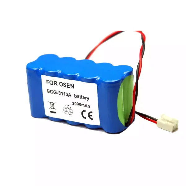 交換用 バッテリー 対応 OSEN ECG-8110 ECG-8110A ECG-8130A - 画像 (2)