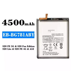 バッテリー EB-BG781ABY 対応 Samsung Galaxy A52/S20 FE 5G/S20 Fan Edition/S20 Lite/S20 FE 4G