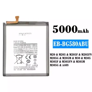 バッテリー EB-BG580ABU 対応 Samsung M20/A40S