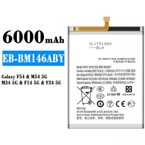 バッテリー EB-BM146ABY 対応 Samsung Galaxy F54/M54 5G/M34 5G/F14 5G/F34 5G
