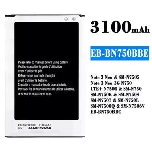 バッテリー EB-BN750BBE EB-BN750BBC 対応 Samsung Note 3 Neo