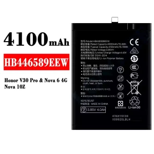 バッテリー HB446589EEW 対応 HUAWEI Honor V30 Pro/Nova 6 4G/Nova 10Z