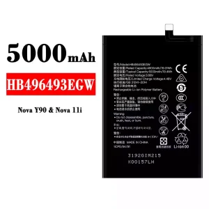 バッテリー HB496493EGW 対応 HUAWEI Nova Y90/Nova 11i