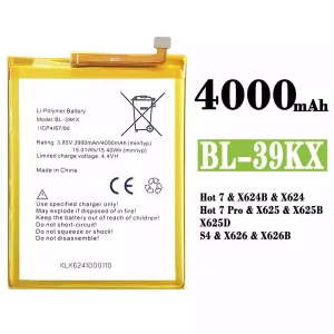 バッテリー BL-39KX 対応 Infinix Hot 7 / Hot 7 Pro