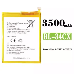バッテリー BL-34CX 対応 Infinix Smart 3 Plus