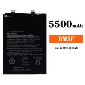 バッテリー BM5F 対応 Xiaomi K50