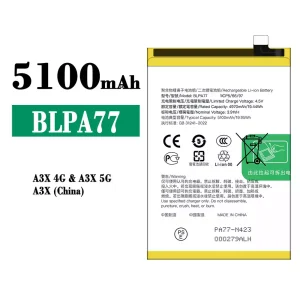 バッテリー BLPA77 対応 OPPO A3X 4G 5G