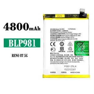 バッテリー BLP981 対応 OPPO Reno 8T