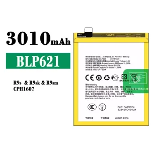 バッテリー BLP621 対応 OPPO R9s/R9sk/R9sm
