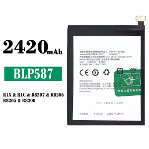 バッテリー BLP587 対応 OPPO R1X/R1C