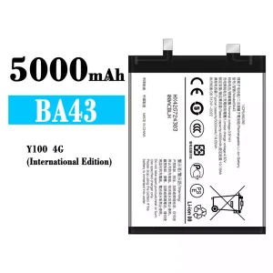バッテリー BA43 対応 VIVO Y100 4G International Edition