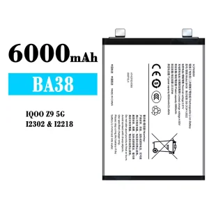 バッテリー BA38 対応 VIVO IQOO Z9 5G