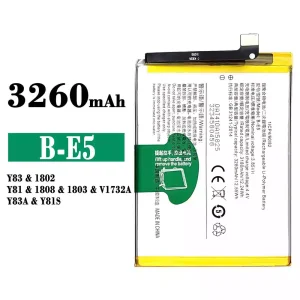 バッテリー B-E5 対応 VIVO Y83/Y81/Y83A/Y18S
