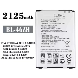 バッテリー BL-46ZH 対応 LG K7 2016 / K8 / Phoenix 2