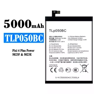 バッテリー TLP050BC 対応 Alcatel Pixi 4 Plus Power