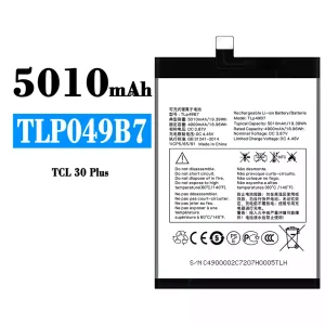 バッテリー TLP49B7 対応 Alcatel TCL 30 Plus