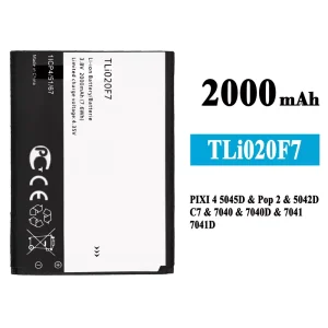 バッテリー TLi020F7 対応 Alcatel PIXI 4 5.0 5045J/5045T/5045D